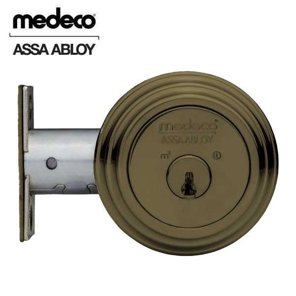 Residential Deadbolt, M3, Single Cylinder, 5-Pin, DL Keyway, Pinned, 2-3/4" Backset, 2-1/4" x 1" Fac